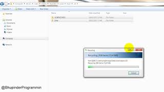 you cannot start application from this location because it is already installed