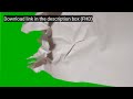 Realistic Paper Tear Reveal Green Screen | Free Transition VFX No Copyright