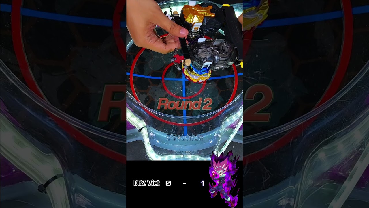 DBZ Viet challenges Lane with Savior Belial2 Nexus+S Evolution'-3! ベイブレードバースト 