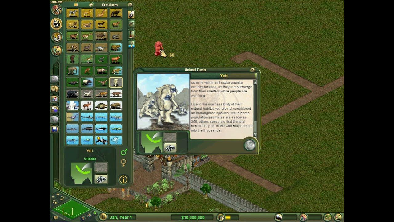 Zoo Tycoon Yeti Selection (Edited) YouTube