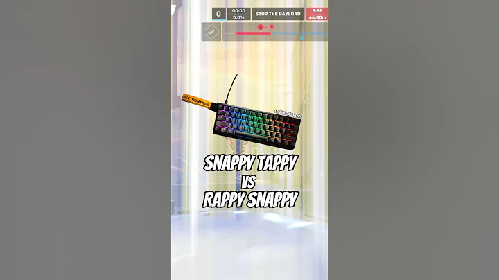 Snappy Tappy vs Rappy Snappy ft Wooting 60HE+ #wooting #gamingkeyboard