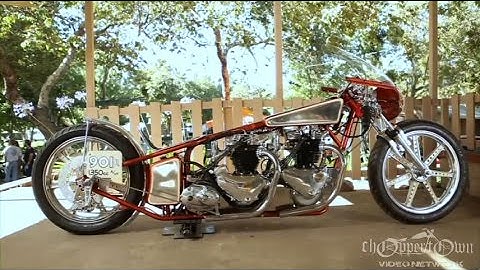 Lowbrow Customs awesome Triumph (clip from Born Free motorcycle movie)