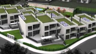 Casas en Liencres Cantabria.construcciones Dolnar.flv