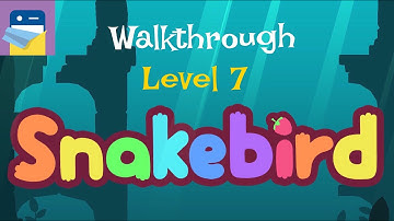Snakebird: Level 7 Walkthrough & iOS iPhone 6S Gameplay (by Noumenon Games)