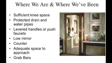 Universal Design & Aging In Place - The Big Picture