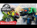 Pelea de dinosaurios robots | LEGO JURASSIC WORLD: LEYENDA DE LA ISLA NUBLAR