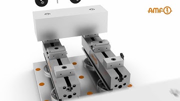 Modular zero-point clamping system and multiple clamping system in combination