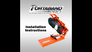 How To Install your Milwaukee 623220 or 2729 Portaband Saw into your Portaband Pro Jig