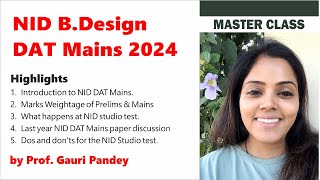 NID DAT MAINS 2024 | NID STUDIO TEST PREPARATION 2024 | BRDS screenshot 2