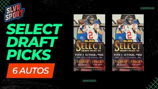 2022 Panini Select Football Draft Picks Hobby Box  150  3 Autos