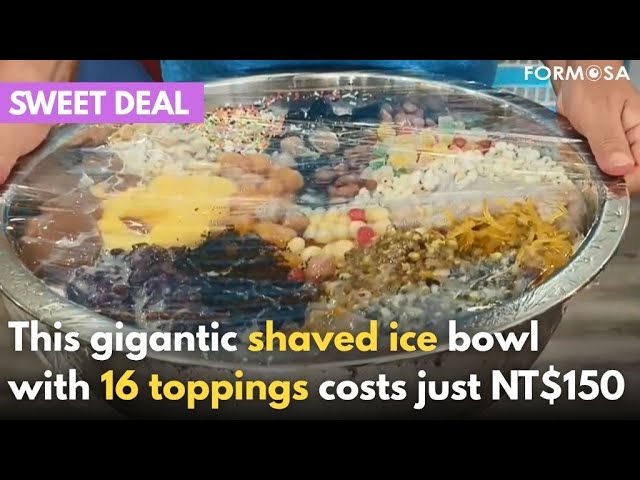 Miaoli dessert shop offers enormous shaved ice｜Taiwan News