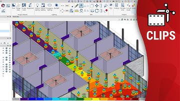 Automatic distribution of emergency lighting in CYPELUX