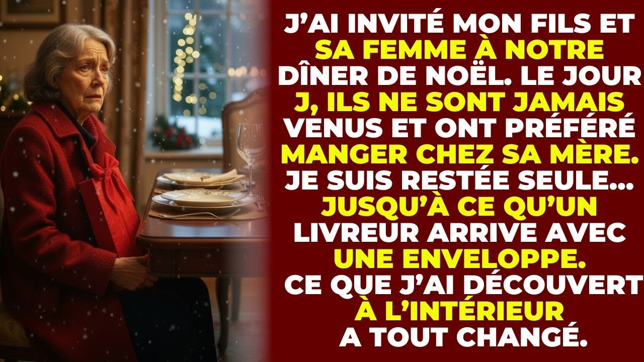 J’ai Invité Mon Fils et Sa Femme au Dîner de Noël, Mais Ils Ne Sont Jamais Venus Alors J’ai…