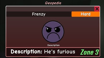 How to get FRENZY in FIND THE GEOMETRY DASH Difficulties Roblox Zone 3 [ UPDATED ]