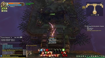 Tree of Savior - Underground Catacombs Dungeon - Dragoon C2(276) solo