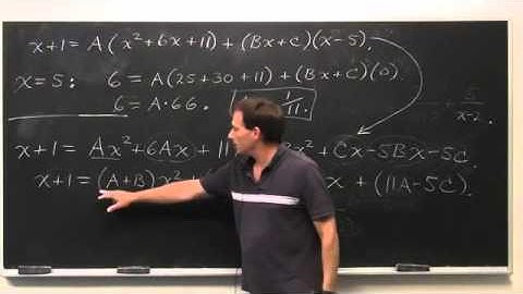 Integration by Partial Fractions - Integral Calculus