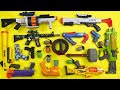 Unbox shotgun, machine gun, m16 rifle, pistol, sniper rifle, ak47 gun, cowboy pistol, mp5 gun