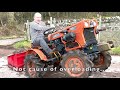 Fixing bent link arm on Kubota compact tractor