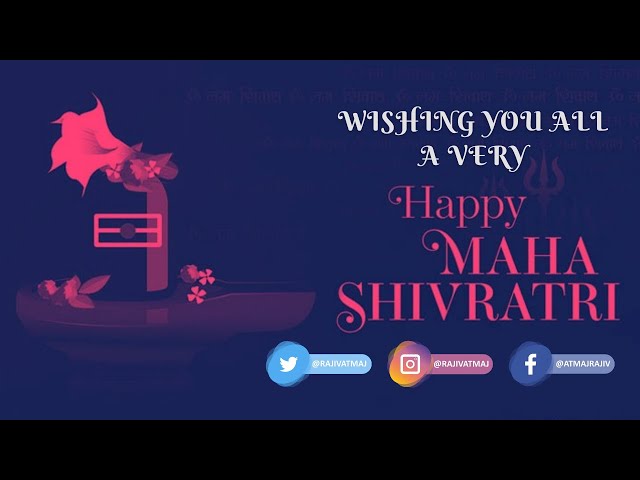 Rajiv Atmaj  I  Celebrating The Occasion of Mahashivratri. class=