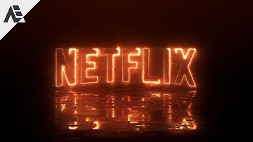 Electric Neon Logo Animation in After Effects (Saber Plugin)