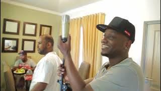 The Making of Zigo Remix Audio with DiamondPlatnumz in South Africa Part 1