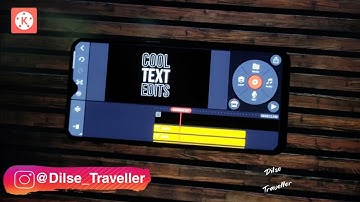 Awesome Text Edits! CINEMATIC TEXT INTRO IN KINEMASTER|Cinematic TEXT After Effect/Editing tutorial