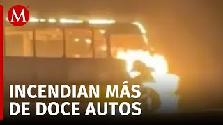 Registran bloqueo de carreteras y vehículos incendiados tras detención de 6 personas en Zacatecas