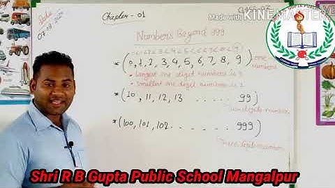 Class-3rd Maths Chapter-01 Numbers Beyond 999