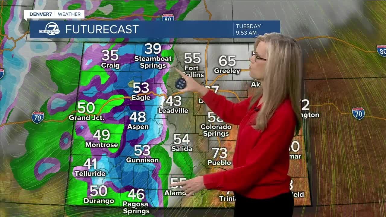 High fire danger for Denver before next cold front with rain/snow - YouTube