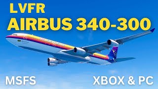 First look and Flight | LVFR Airbus A340 - 300 | MKJP - KMIA | Microsoft Flight Simulator