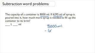 Multi-Step Subtraction word problems