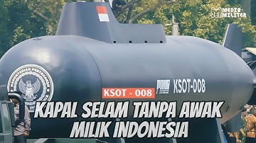 kapal Selam Tanpa awak Indonesia KSOT - 008 di HUT TNI ke 80