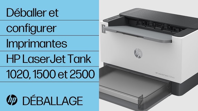 Déballer et configurer imprimantes HP LaserJet MFP des séries M139