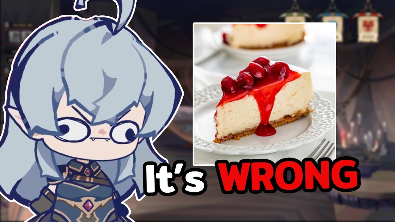 GEEGA's thoughts on cheesecake crashed the stream