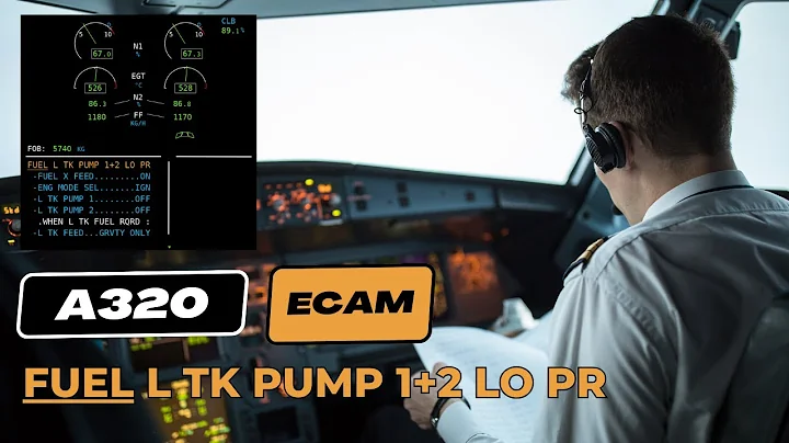 A320 ECAM - L TK PUMP 1+2 LO PR | A320 Fuel