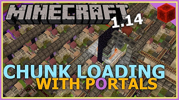 Chunk Loading with Portals | 1.14.x only Minecraft Tutorial