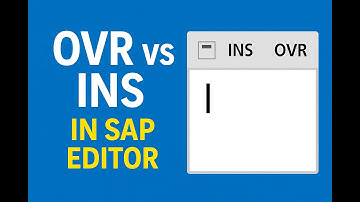 OVR and INS mode