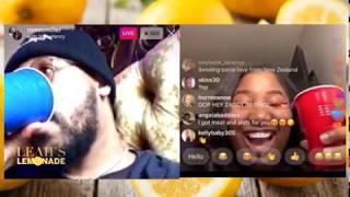 ROMEO MILLER JUMPS INTO THE LEMONADE STAND WITH LEAH HENRY