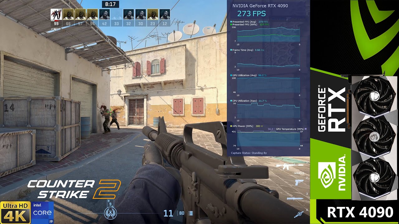 Counter-Strike 2 Very High Settings 4K | RTX 4090 | i9 13900K - YouTube
