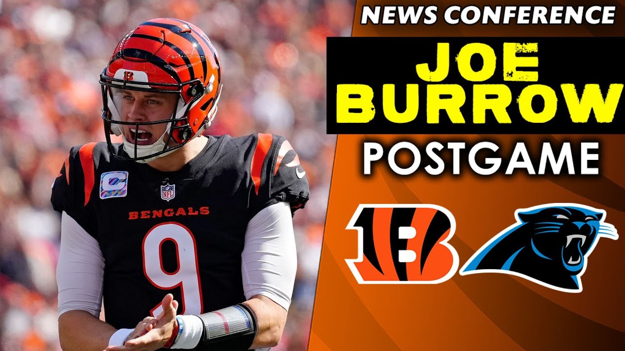Joe Burrow on Cincinnati Bengals' Dominant Win Over Carolina Panthers