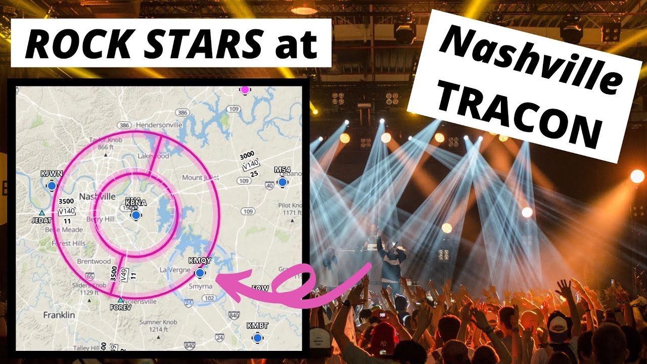 Watch Pure Chaos Over Nashville and ATC Keeps Everyone Safe! (Live ATC