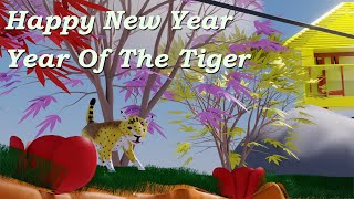 Happy Chinese New Year Of The Tiger 2022 | Happy Lunar New Year 2022 Animation | 新年祝福语, 虎年祝福