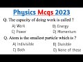 Physics mcqs 2023 | Physics mcqs for competitive exams | Physics mcqs for mdcat ppsc fpsc neet