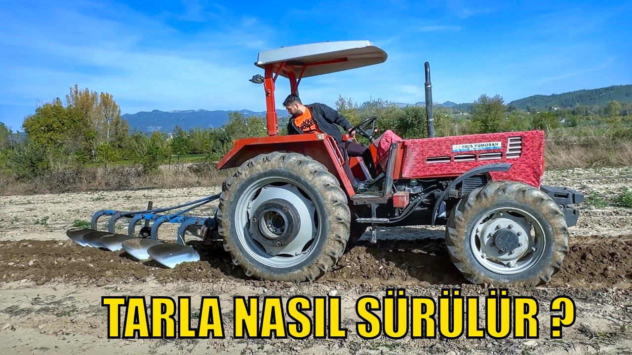 Tarla Nasıl Sürülür ? Çift Sürümü Kesimi Alma 