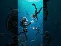 Battle in the Abyss! #ai #funny #animation #creative #shorts #viralshorts #cartoon #shortvideo