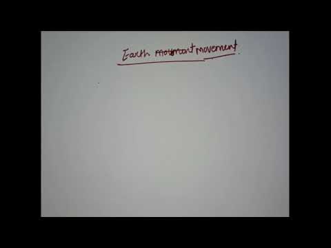 .Earth movement . (part-1) lecture -11(BA1st year)