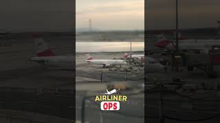 Austrian A320 arriving at Vienna from FRA #aviation #a320 #austrianairlines #youtube #planespotting