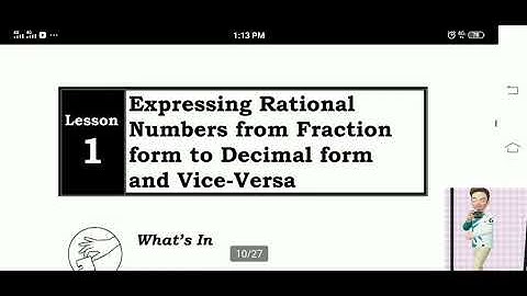 Mathematics 7 Module 5 - Quarter 1 ANSWER KEY