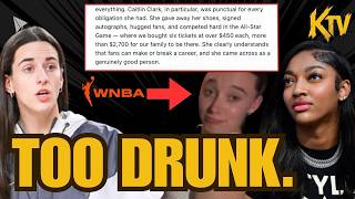 Caitlin Clark STANDS OUT as Angel Reese Paige Bueckers WNBA players too DRUNK ATTEND FAN PAID EVENTS
