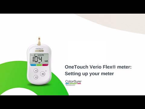 OneTouch Verio Flex® meter – Setting Up Your Meter